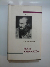 FRATII KARAMAZOV - F.M. DOSTOIEVSKI - Editia de lux - 1965 foto
