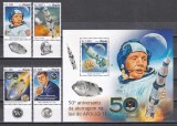 Angola 2019 - A 50-a aniversare a aselenizării Apollo 11, Serie cu Tapsuri + Colita, MNH