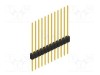Conector şir pini tată 12 pini 1,5A 125V THT negru FISCHER ELEKTRONIK