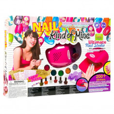 Kit complet manichiura pentru copii Nail Studio, accesorii incluse foto