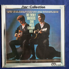 LP : The Everly Brothers - Sing Great Country Hits _ Midi, Germania,1975_ NM/VG+