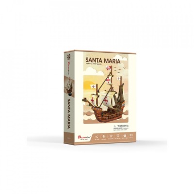 Cubic Fun - Puzzle 3D Nava Santa Maria 93 Piese foto