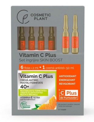 SET CADOU VIT. C PLUS &amp;quot;SKIN BOOST&amp;quot; 40+ (6fiole*2ml+1cr.antirid 50ml) COSMETIC foto