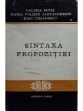 Valeria Botiș - Sintaxa propoziției (editia 1977)