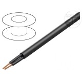 Cablu POWER 1000-YFR 2x1mm2 PVC negru 600V 1000V