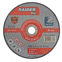Disc pentru taiere metal inox 125 x 2.5 mm Raider PRO