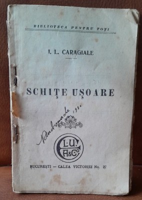 Ion Luca Caragiale Schite usoare foto