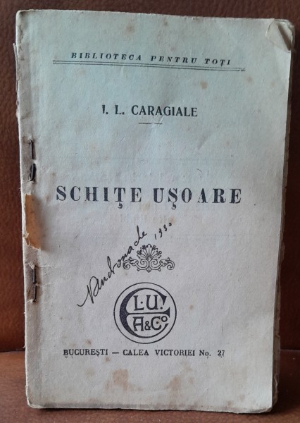 Ion Luca Caragiale Schite usoare