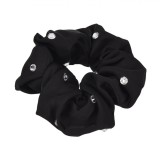 Elastic Păr Damă, Strass, Negru
