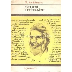 Studii Literare - G. Ibraileanu