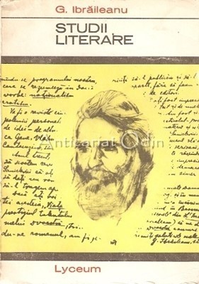 Studii Literare - G. Ibraileanu foto