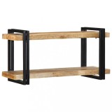 Gossi raft de perete 90x33x45 cm lemn masiv de mango