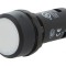 Comutator Apăsare 22mm 1 NO Alb