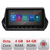 Navigatie Peugeot 2008 2020- Android radio gps internet Octa Core 4+64 LTE ecran de 10.33&#039; wide Kit-209-2020+EDT-E511-PRO CarStore Technology
