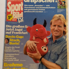 Revista fotbal - "SPORT BILD" (nr. 40 septembrie 1993)