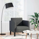 vidaXL Canapea Scaun cu cotiere Gri &icirc;nchis 54 cm țesătură velur