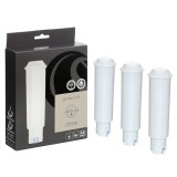 Set 3 filtre aparat de cafea, Seltino Vite, Pentru Krups Claris, Alb