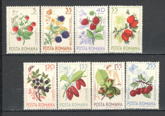 Romania.1964 Fructe de padure YR.323