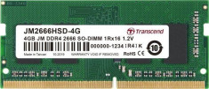 Memorie laptop Transcend JM 4GB (1x4GB) DDR4 2666MHz CL19 foto