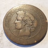 Franta 10 centimes 1873 Ceres, Europa