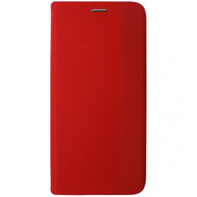 Husa tip carte cu stand rosie pentru Samsung Galaxy A02s / A03s foto