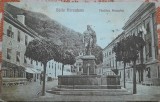 Carte postala, Baile Herculane, Fantana Hercules, perioada interbelica