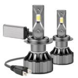 BZRSH Set 2 Becuri LED H4 V20 120W 12000LM Canbus 6000K Alb Rece IP67
