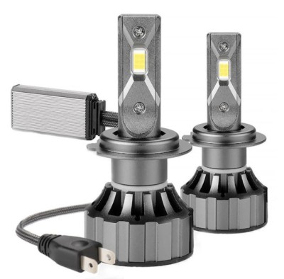 Set 2 Bec LED H1 V20 12000LM, Canbus, Alb rece, +300% foto