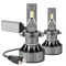 Set 2 Bec LED H4 V20 12000LM Canbus, Alb rece, 120W