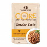 Wellness CORE Tender Cuts pui și ficat de pui 85 g