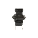 Buton pornire universal din plastic cu revenire, 12/24V, 25A, 2 pini