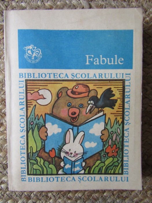 Fabule (Constantin Mohanu) colectia Biblioteca scolarului