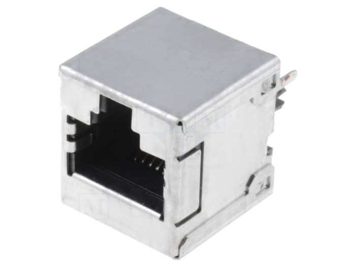 Conector RJ45 8P8C Cat 5e ecranat aurit