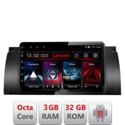 Navigatie BMW E39 si E53 D-082 Octa Core cu Android Radio Bluetooth Internet GPS WIFI DSP 3+32 GB 4G KIT-082+ED LENOVO LITE CarStore Technology