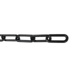 Lant din plastic, Vormann, pentru bariera, cu za ovala, negru, 10 mm