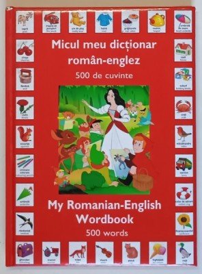 MICUL MEU DICTIONAR ROMAN - ENGLEZ , 500 DE CUVINTE , ILUSTRATII de VAN GOOL , 2007 foto