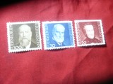 Serie mica Liechtenstein 1943 Fam. Regala - dantelura defecta , 3 valori, Nestampilat