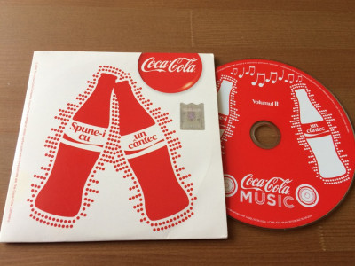 coca cola music spune-i un cantec vol. II cd disc selectii muzica pop house VG+ foto