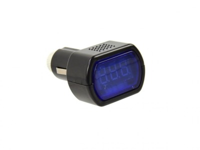 Tester voltmetru pentru baterie 12/24V, Geko G80027 foto