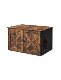 Cumpara ieftin Litiera pentru pisici, Feandrea, PCL002X02, &lrm;&lrm;80 x 53 x 49.2 cm, Maro