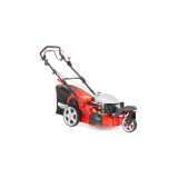 Cumpara ieftin Masina de tuns iarba pe 3 roti HECHT 5483 SW 5in1 HECHT5483SW5IN1, capacitate cilindrica 135 cmc, latime lucru 46 cm, autopropulsie, cos colector 60 l