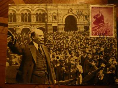 Maxima - Personalitati - V.I.Lenin - La Manifestatie 1919 - Ed. 1964 foto