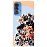 Husa compatibila cu Motorola Moto G22 model Boku no Hero Academia Anime, Silicon, TPU, Viceversa, Transparent, Carcasa