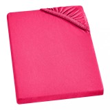 Cumpara ieftin Husa de pat din tricot cu elastic, Tim, Fucsia