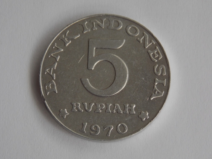 5 rupiah 1970 INDONEZIA