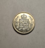 Moneda 100 Lei 1936 UNC Rege Carol al II-lea, Argint