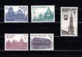 A12 S2 10 - Timbre foarte vechi - Belgia - cladiri celebre
