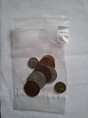Lot 2 monede romania foto