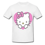 Tricou &quot; Hello Kitty in a heart &quot;