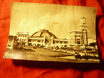 Ilustrata Ploiesti - Halele Centrale - RPR Ed. Casa Scinteii ,circ.1958 foto